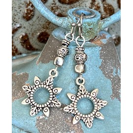 Etched Silver Dangle Earrings. Jewelry Earrings for Women #3298FE573