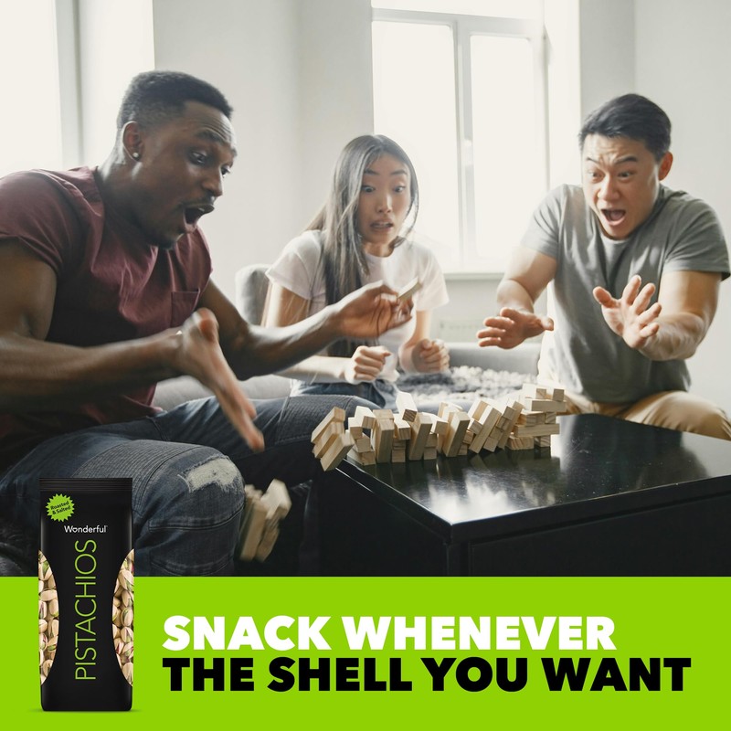 Wonderful Pistachios In Shell, Roasted and Salted Nuts, 16 Ounce