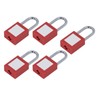 5 Set Lockout Tagout Locks Chrome Plated Nylon Loto Safe