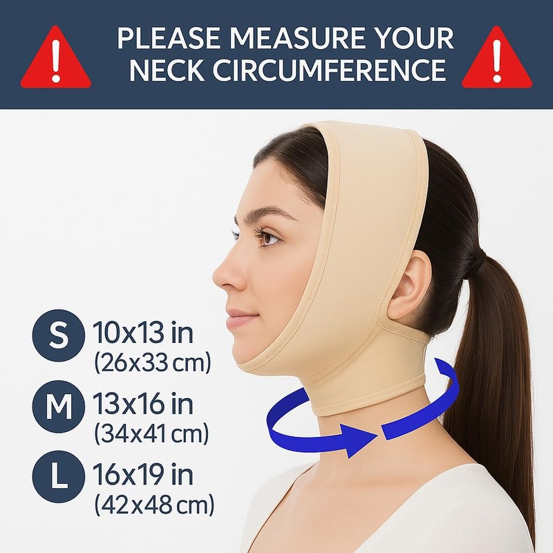 V T VARITEKS Post Surgical Chin Strap Bandage for Women