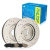 PHILTOP Front Brake Pads and Rotors kit Fit for Honda