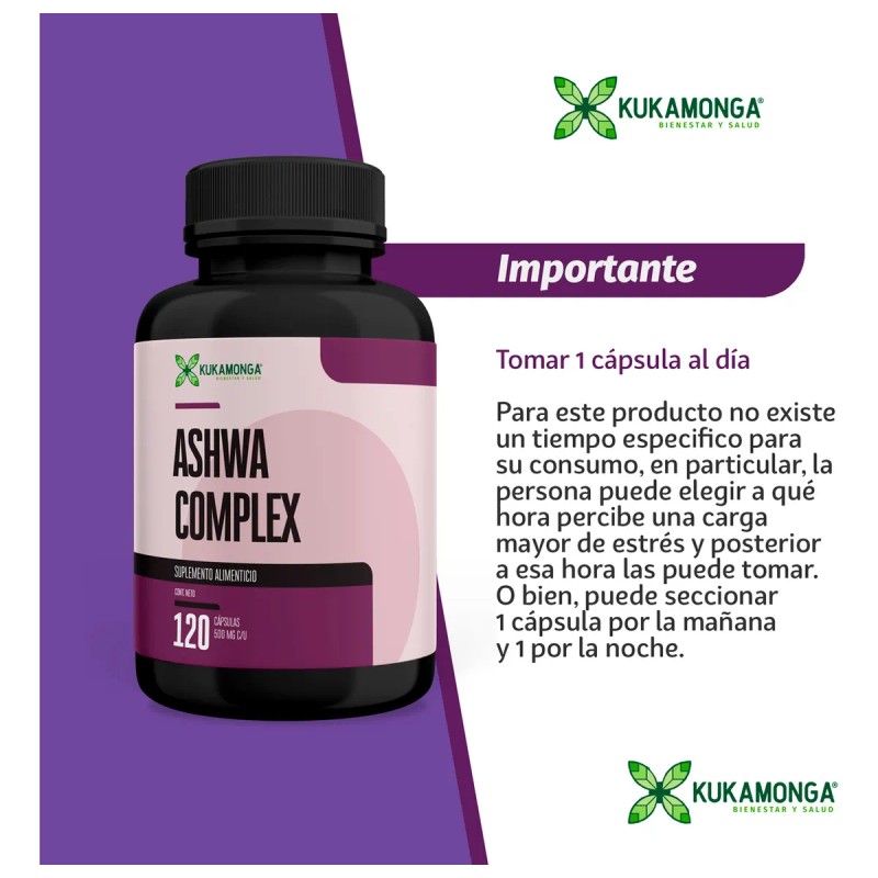 Relaja Mente Y Cuerpo 120 Cáps Complex Sin Estrés Sin