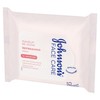 Johnson's Face Care Makeup Be Gone Refreshing Wipes, Pack of