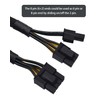 (2-Pack) COMeap 8 Pin PCIe Splitter Cable, GPU VGA PCIe