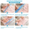 Large Vacuum Storage Bags, 6 Pack Space Saver Bags, Roll-Up