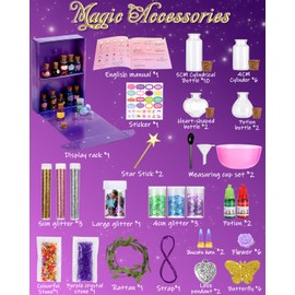 LEAZZLE Creative Gift for Children, 20 Magic Potion Toys, Magic Potion Kits Craft Toy, Birthday Gifts for Boys & Girls, Experiments for Children Toy, Gift Girls 6 7 8 9 Years
