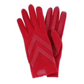 Isotoner Women's Unlined Touchscreen Driving Gloves, Small/Medium, Chili Red