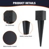 1 Pcs 4x4 Fence Post Anchor Ground Spike 16"(Inner Size