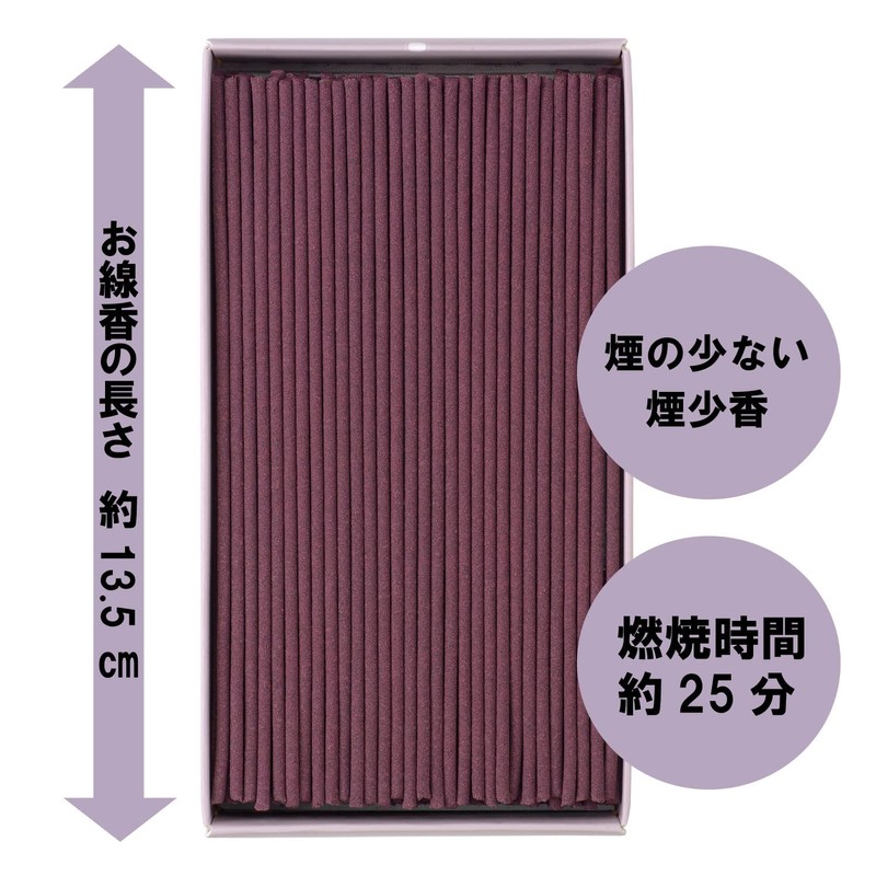 Kameyama Flower Incense Sticks, Scented Sandalwood Sakura, Approx. 3.5 oz