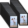 Redbaker 24 Pcs Picture Frames Bulk Black Photo Display Frames