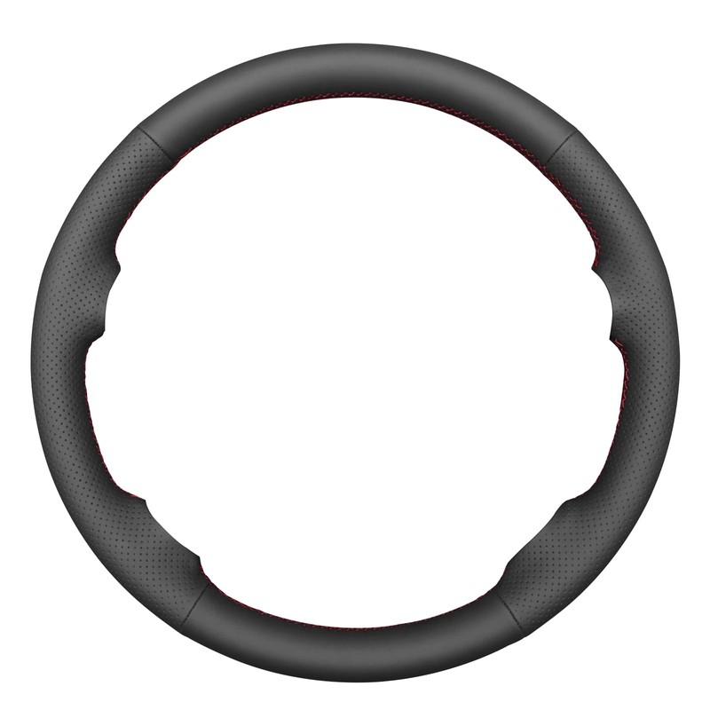 MEWANT for Mustang Steering Wheel Cover 1994-2004 Hand-Stitched Leather Car