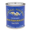 General Finishes High Performance Water Based Topcoat, 1 Pint, Satin