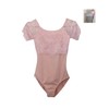 Pro Dance PLHA033MA Lace, Half Cup, Short Sleeve, Ballet, Leotard,