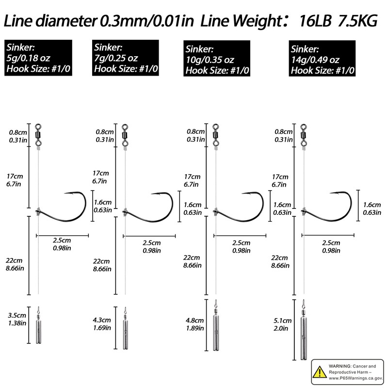 Fishing Rigs Rig Leader Rigging Leader Line Fishing Hooks Premade