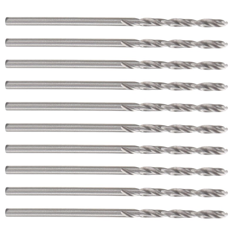Micro Drill Bit Set, Jewelry Drill 10Pcs 1.75mm Hand Drill