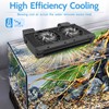 DEGGOX Aquarium Chillers Fan - Fish Tank Cooling Fan ，Axolotl