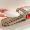 2 pcs Travel Soap Case Soap Box Waterproof and Leakproof,