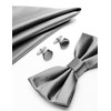 Ladeheid Set BHC Bow Tie with Pocket Square Set Including