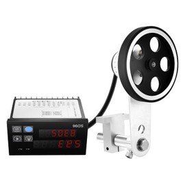 Digital Length Meter Counter Mechanical,Multiple Modes Length Counter Single Measure Wheel Unit in Feet Meter with Control Function and HD Display for Measuring The Length of Wire, Pipe(0-999999m)