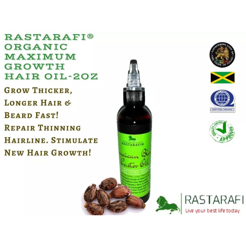 Rastarafi® Pure Jamaican Black Castor Oil Extra Dark/ Potent |