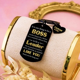 Ibiwe Best Office Keychain for Boss Lady Gifts for Women Female Coworkers Funny Bosses Appreciation Gift Thank You Birthday Manager Employee Going Away Gift Retirement Chaos Coordinator