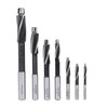 Accusize Industrial Tools 7 Pc Metric Hss Solid Capscrew Counterbore