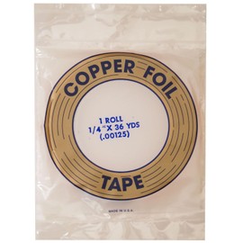 Edco 1/4" Copper Foil - 1.25 Mil. Thick
