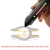 SAVEARTH DIAMONDS 0.30 Carat Round Cut Lab Created Moissanite Diamond