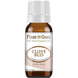 Clove Bud Essential Oil 10 ml 100% Pure Undiluted Therapeutic Grade for Aromatherapy Diffuser, Natural Remedies for Skin, Body, Hair. Great for DIY Candle and Soap Making.