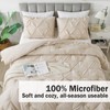 Andency Beige Comforter Set Queen(90x90Inch), 3 Pieces Style Queen Comforter