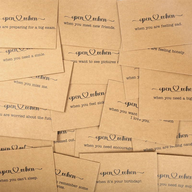 TrinhGuo 20 PCS Open When Envelopes Open When Envelopes for