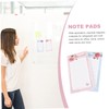 Mikinona 2pcs Magnetic Grocery List Notepad Refrigerator Memo Pads with