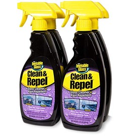 Invisible Glass 92184-4PK 22-Ounce Premium Glass Cleaner with Rain Repellent for Exterior Automotive Glass and Windshields to Shield Against Rain, Snow, and Sleet, Pack of 4