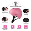 Kit De Proteccion Casco Rodilleras Coderas Muñequeras Niños