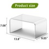 Musanpou Acrylic Step Stool, Clear Foot Stool for Bathroom, Bedroom,