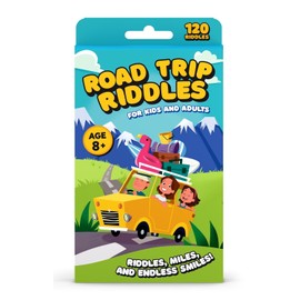 WELL BALANCED 120 Road Trip Riddles - Road Trip Car Game for Kids