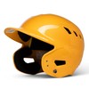 Boombah DEFCON Metallic Gloss Solid Batting Helmet NOSCAE Gold -
