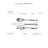 Robert Welch Radford Satin Cutlery Coffee/Espresso Spoon, Set of 8.