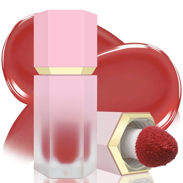 BEFIVECOK Liquid Blush for Cheeks, Soft Cream Blush with Cushion