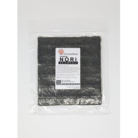 The Coral Ranch - Premium Nori Seaweed - 50 Sheets - Resealable Pack - Food for Marine Fish, Tangs, Butterfly Fish, Angelfish. (150 Gram) / 5.29 oz