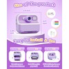 Instant Camera, Front Rear Dual Selfie Kids Camera with 1080P