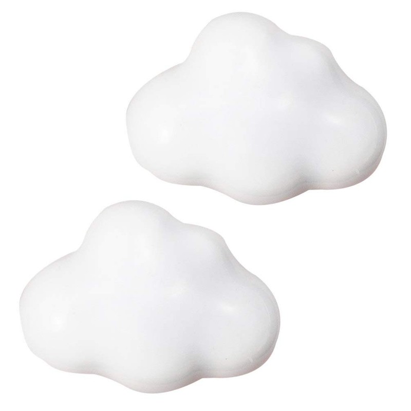 BESPORTBLE 2Pcs Cloud Ceramic Doors Knobs Decorative Drawer Pulls Handles