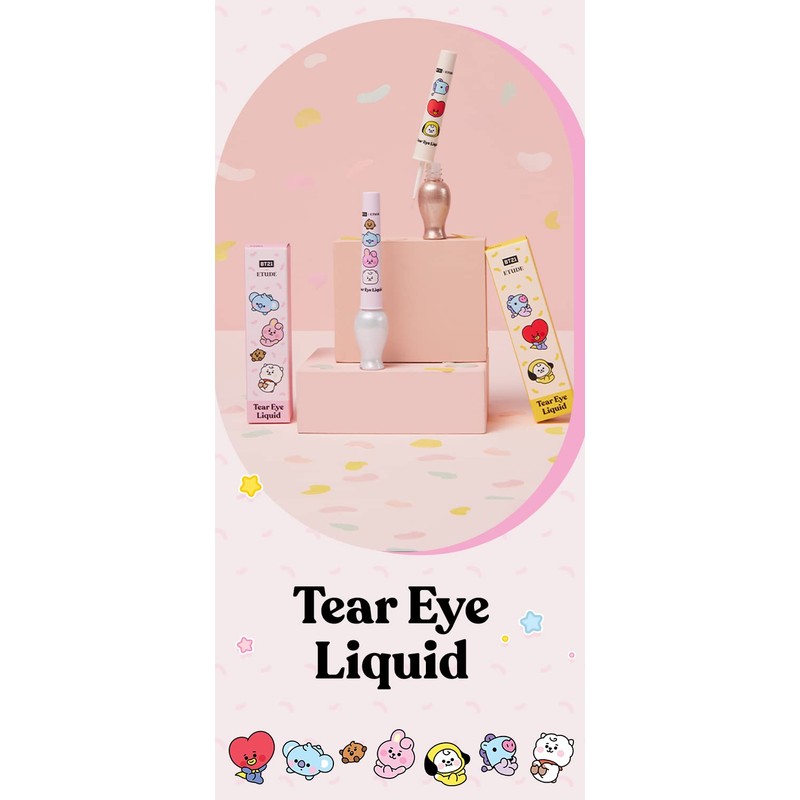 ETUDE PK001 BT21 Tear Eye Liquid / Eyeliner / Tear