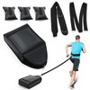 Soulchen Weight Sled Trainer Adjustable, Upgrade Sandbag Resistance Workout Push