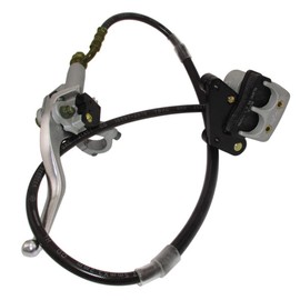 DJ-Motor 800mm 52mm Front Hydraulic Brake Master Cylinder Caliper Assy Silver for 50cc 60cc 70cc 90cc 110cc 125cc Pit Dirt Bike M2R Lucky MX Thumpstar Explorer