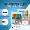 SKULLPAPER® SketchPen Set (Set 02-12 Pastel Colours)