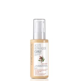 Clearé Institute Curly Repair Oil Defined Curls, Moisture and Shine Moisturises Defines Curls Protects Hair and Prevents Frizz 89% Natural Ingredients 50 ml