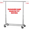 Simple Houseware Heavy Duty Clothing Garment Rack, Holds Up to