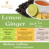 Majestic Tea | Lemon Ginger | Black Tea| Natural ingredients|