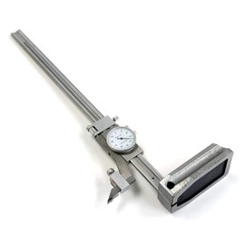 HHIP 4300-0028 Stainless Steel Dial Height Gage, 0 - 6" Size